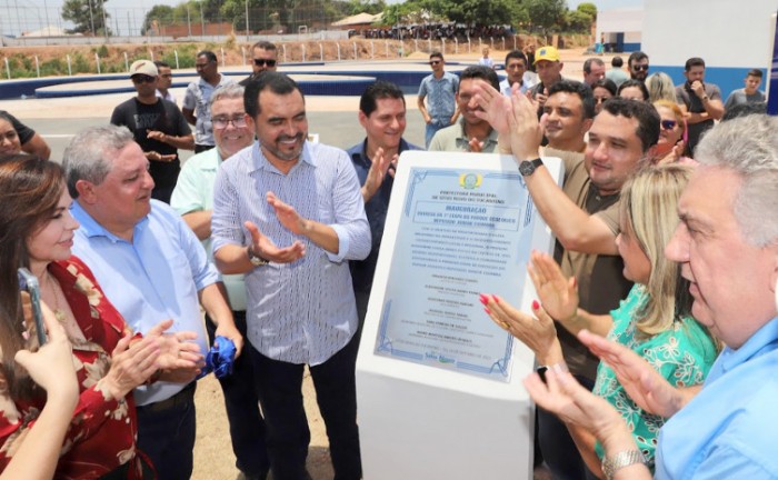 Em Sítio Novo do Tocantins, governador Wanderlei Barbosa participa da inauguração de obras em comemoração aos 60 anos do município 