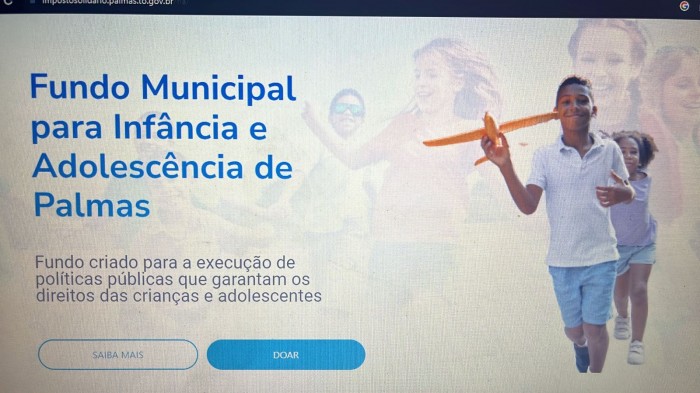 FIA irá financiar sete projetos voltados aos direitos da criança e adolescente de Palmas