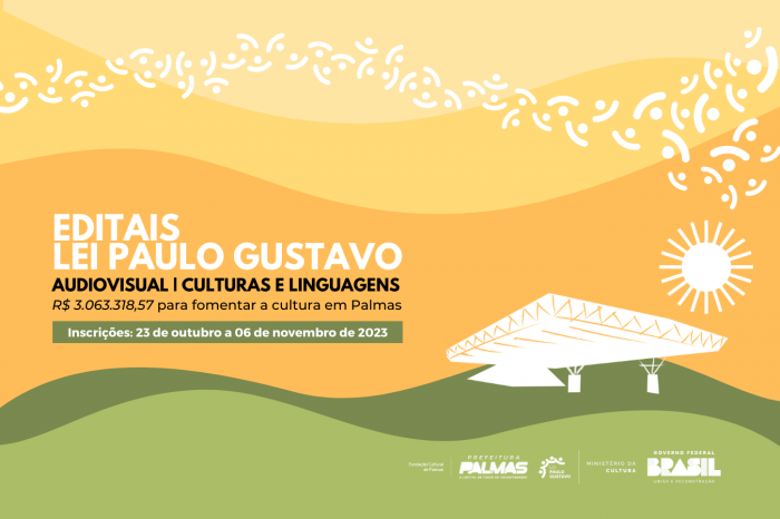 Fundação Cultural de Palmas publica editais da Lei Paulo Gustavo