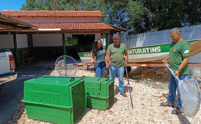 Centro de Fauna do Tocantins inicia distribuição de equipamentos para manejo de animais silvestres