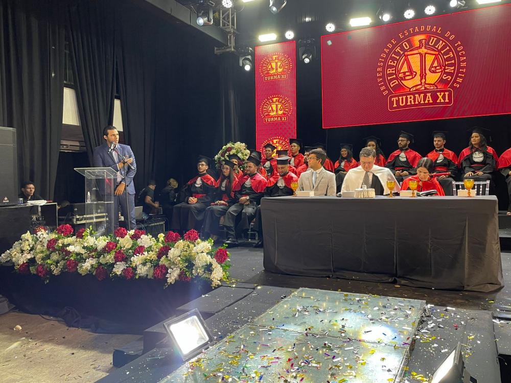 Vereador Pedro Cardoso Inspira Graduandos como Paraninfo da 11ª Turma de Direito da Universidade Estadual do Tocantins