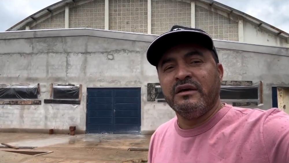 Domingão de Carnaval, o Governador Wanderlei Barbosa segue visitando obras pelo Estado