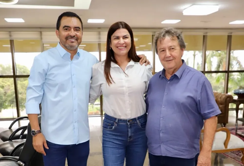 ereadora Karina Café participa de reunião com governador Wanderlei Barbosa e deputado Vilmar de Oliveira para discutir investimentos e melhorias para Palmas