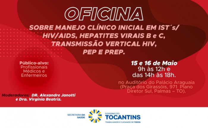 Saúde abre inscrições para Oficina sobre manejo clínico das Infecções Sexualmente Transmissíveis