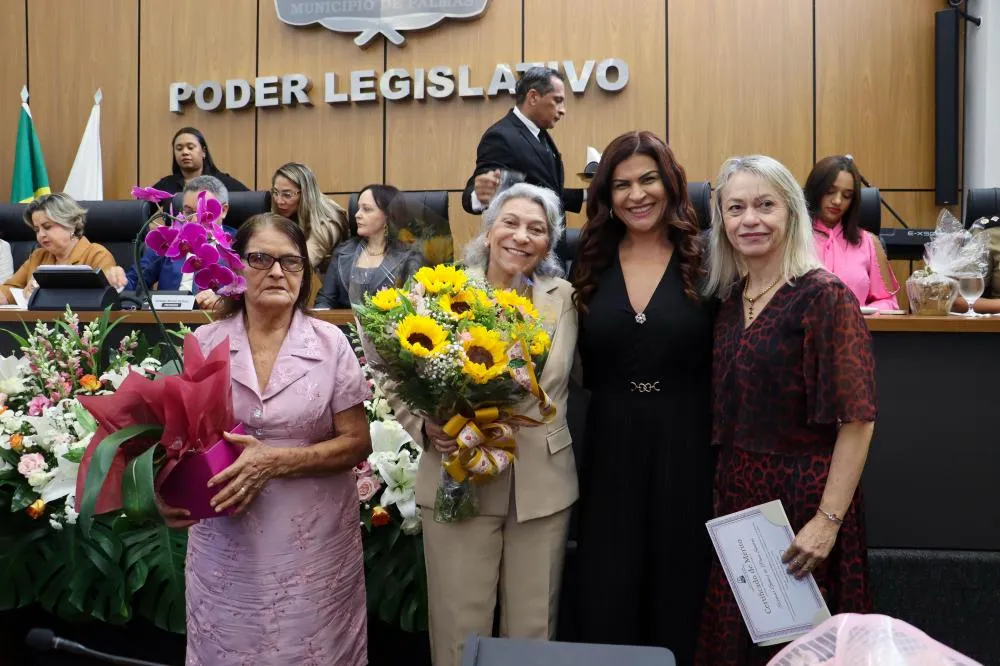 Vereadora Karina Café homenageia mulheres inspiradoras em sessão solene na Câmara Municipal de Palmas