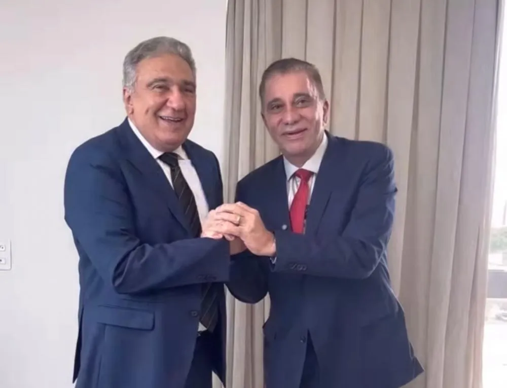 Vereador Carlos Amastha e vice-governador Laurez Moreira se reúnem em Palmas