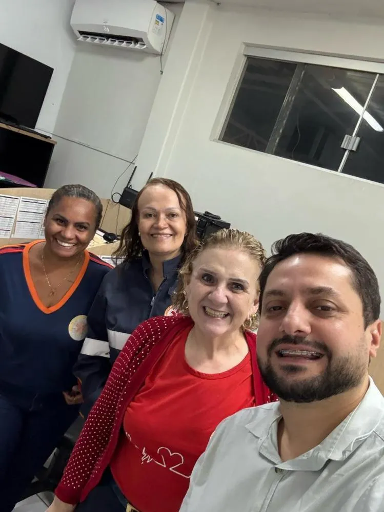 Dr. Vinicius Pires visita o SAMUR e constata redução de 30% na escala médica