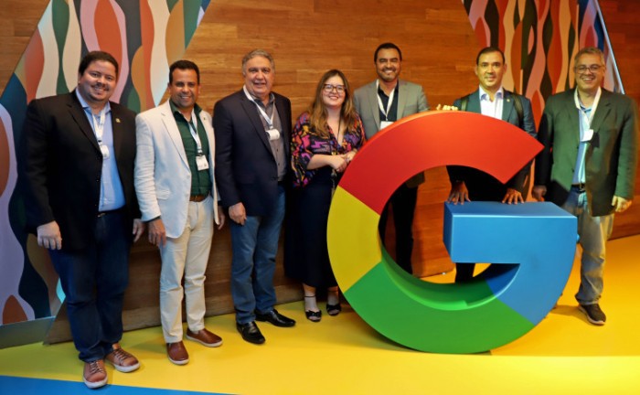 Governador Wanderlei Barbosa visita sede do Google para conhecer ferramentas que desburocratizam serviços públicos