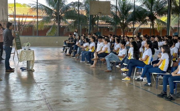 Em Araguaína, Segurança Pública promove palestra sobre violência no ambiente escolar