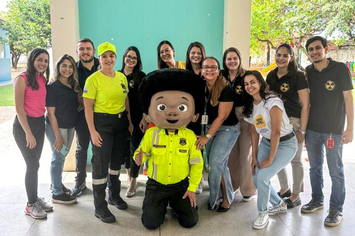 Campanha Maio Amarelo oferece palestra a estudantes do CMEI Pequeno Príncipe