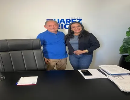 Vereador Juarez Rigol recebe presidente do Sindicato dos Taxistas para ouvir demanda da categoria