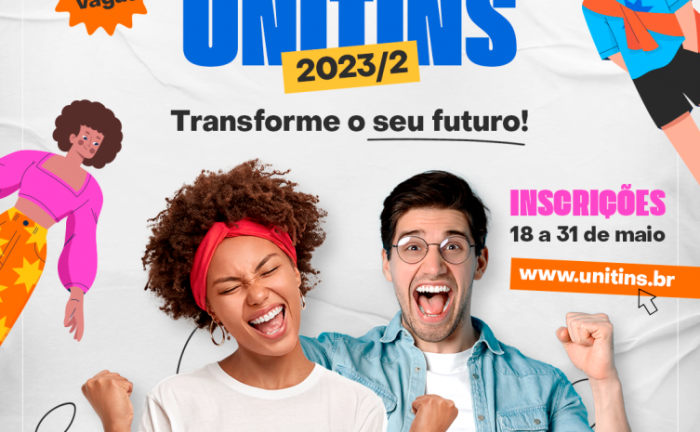 Unitins lança Vestibular 2023/2 com 240 vagas; inscrições começam nesta quinta, 18