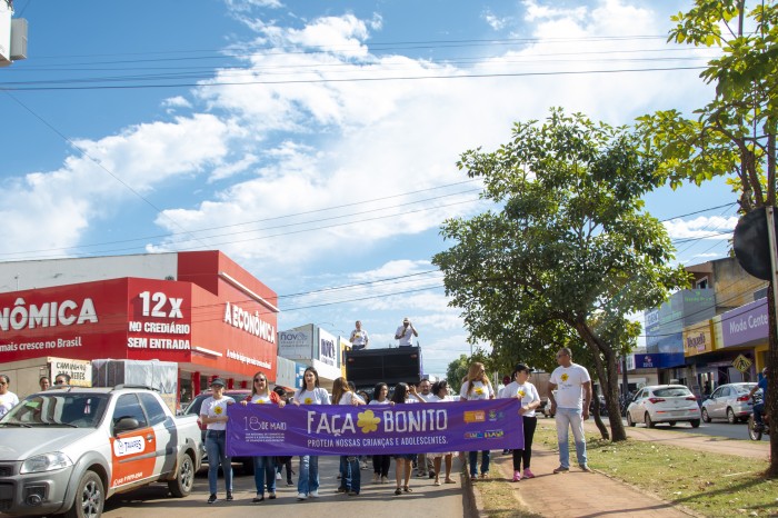 Prefeitura de Palmas realiza caminhada de conscientização sobre abuso e exploração sexual infantil