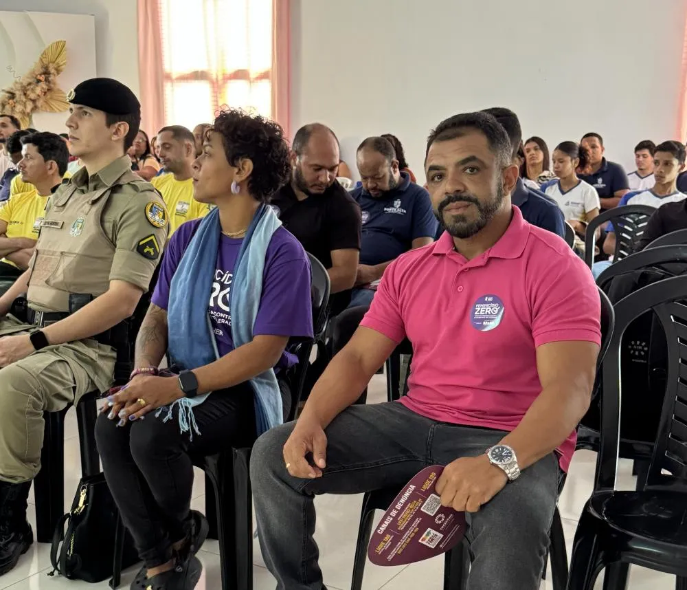 Vereador Jânio Mascarenhas participa de palestra voltada à conscientização dos homens sobre o combate à violência contra a mulher