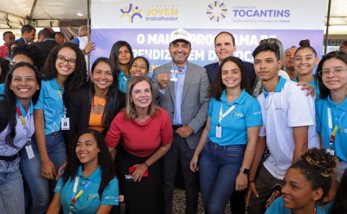 Governador Wanderlei Barbosa lança oficialmente o maior programa de aprendizagem jovem da história do Tocantins