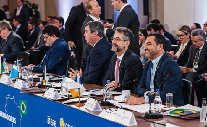 Governador Wanderlei Barbosa defende participação dos estados na reforma tributária, durante Fórum Nacional de Governadores