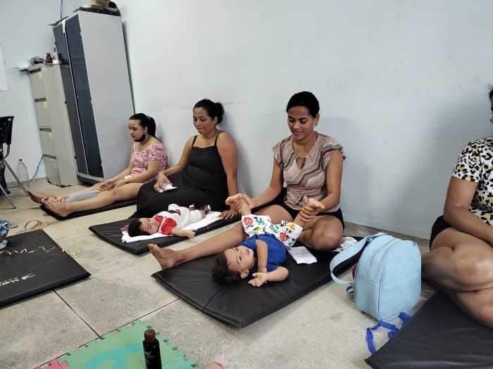Atividades do dia D são desenvolvidas na semana do bebê na USF Valéria Martins
