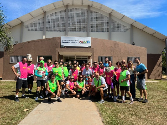 Taquaruçu Capital por um dia teve participação de atletas do projeto Vó Vôlei