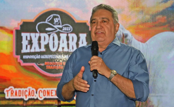 Governador em exercício Laurez Moreira destaca potencial do agronegócio no Tocantins durante abertura da Expoara 2023, em Araguaína