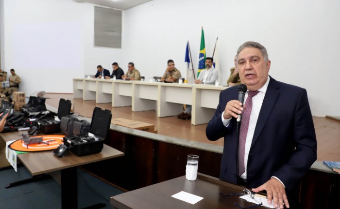 Governador em exercício, Laurez Moreira, entrega viaturas e equipamentos para Polícia Militar 