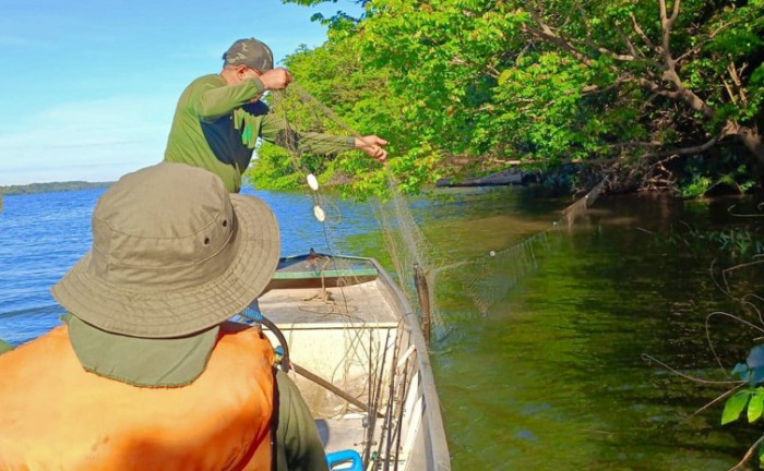 Operação Malha Fina do Naturatins apreende mais de 5 mil metros de redes malhadeiras