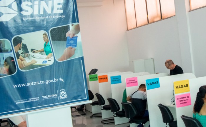 Sine Tocantins divulga 859 vagas de emprego nesta terça-feira, 13