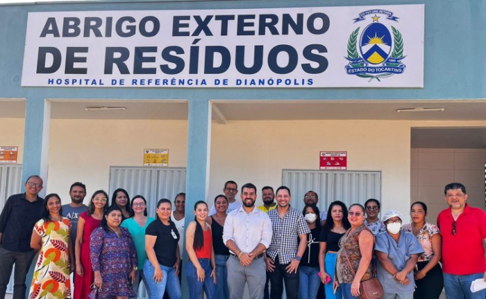 Governo do Tocantins implanta Plano de Gerenciamento dos Resíduos no Hospital Regional de Dianópolis