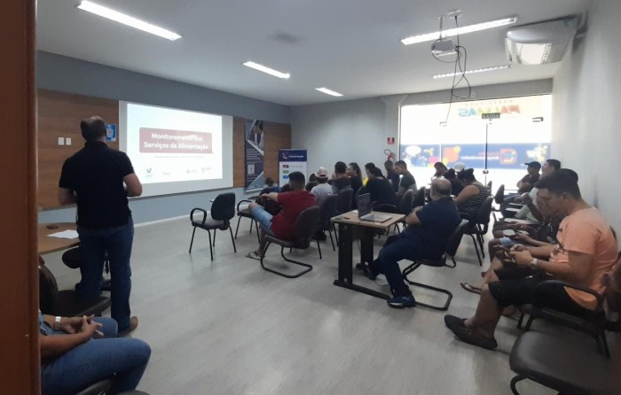 Comerciantes que atuarão na festa passam por capacitação com a Vigilância Sanitária de Palmas