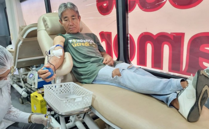 Unidade Móvel da Hemorrede Tocantins realiza coleta de sangue em Porto Nacional 