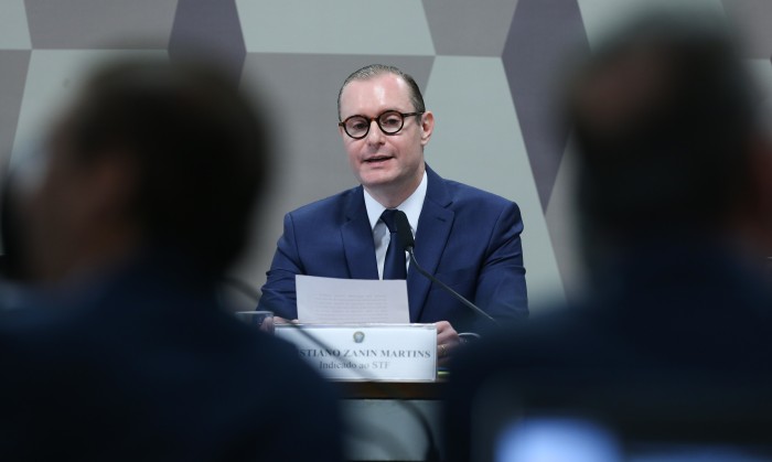 Ministros do STF felicitam Zanin pela aprovação para a Corte