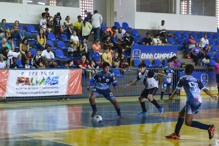 Clubes se enfrentam na rodada final da Copa Palmas de Futsal de Base
