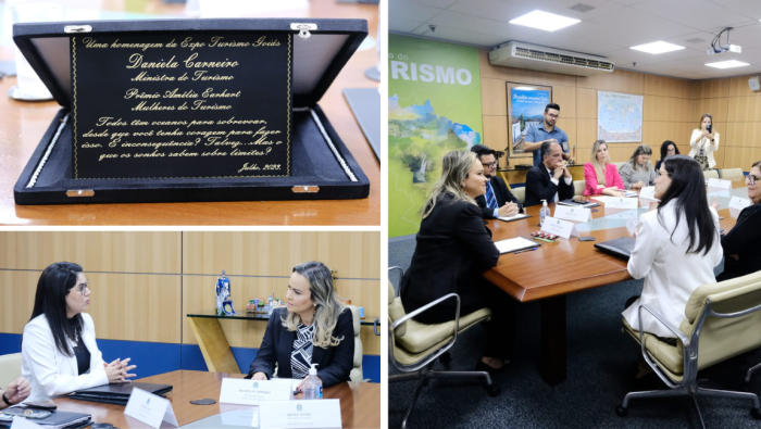 Ministra Daniela Carneiro é homenageada com prêmio dedicado a mulheres do Turismo