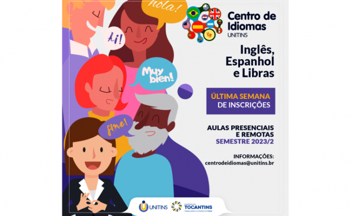 Inscrições para o Centro de Idiomas da Unitins encerram no próximo domingo, 16