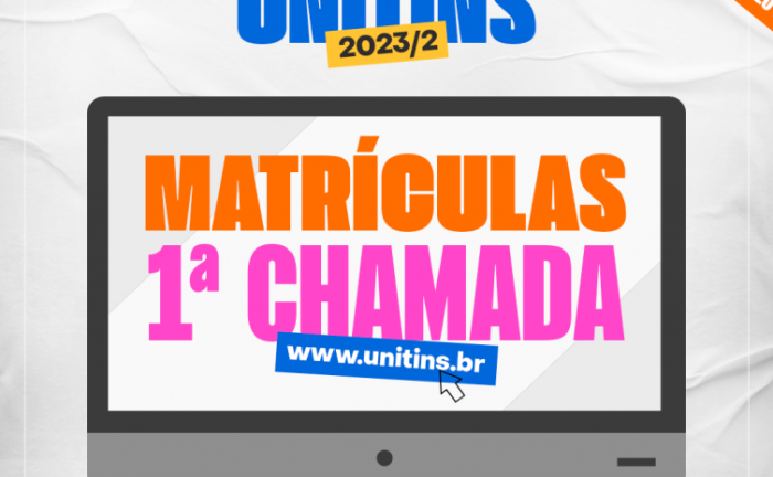 Unitins convoca os aprovados na 1ª chamada do Vestibular 2023/2 para a realização da matrícula