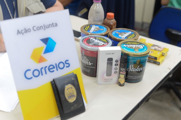 Visa realiza 570 apreensões de produtos ilegais ou irregulares nos Correios de Palmas