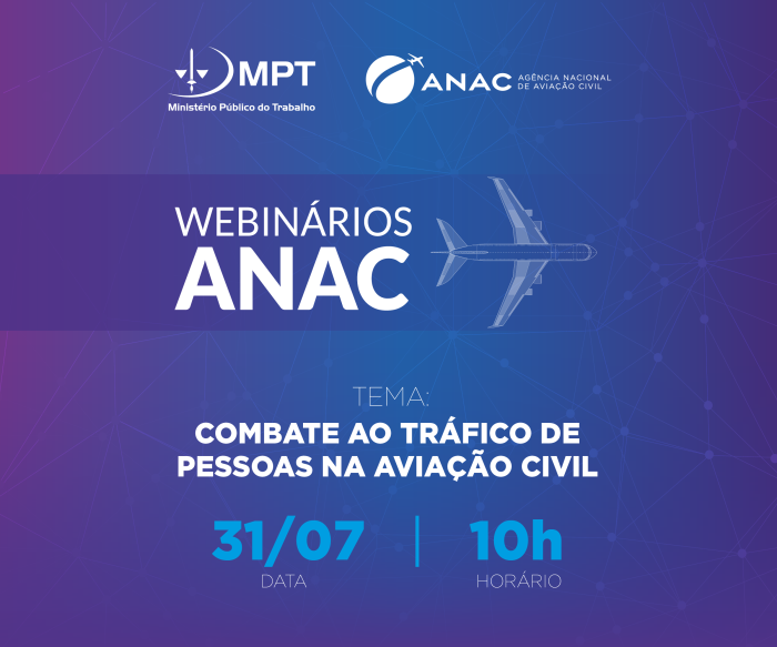 Webinário reúne especialistas para discutir sobre combate ao tráfico de pessoas na aviação civil