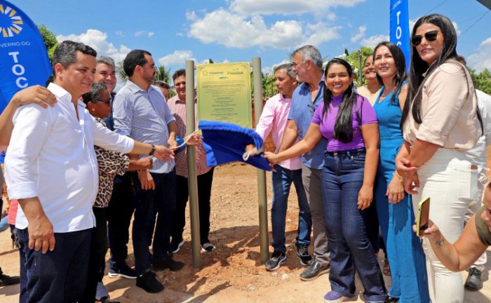 Governador Wanderlei Barbosa inaugura obra de pavimentação em Piraquê com investimento de R$ 2 milhões do Estado