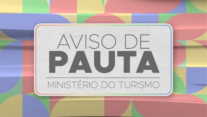Ministro do Turismo, Celso Sabino, concede coletiva de imprensa em Olímpia (SP), nesta quinta-feira (10/08), para falar sobre programas da Pasta