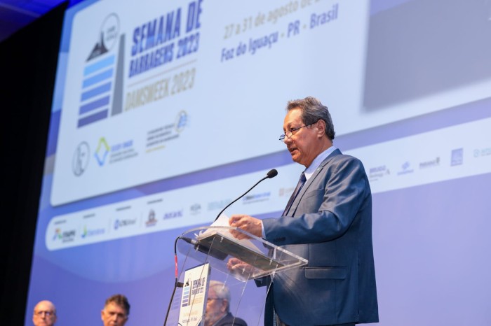 ANA discute segurança de barragens durante a Damsweek 2023 em Foz do Iguaçu (PR)