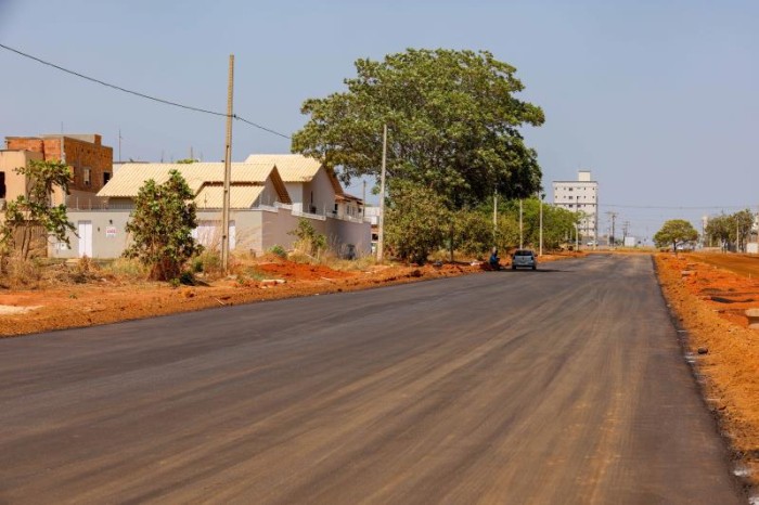 Trecho das Avenidas NS-02 e LO-16, na região norte, entram na etapa de pavimentação