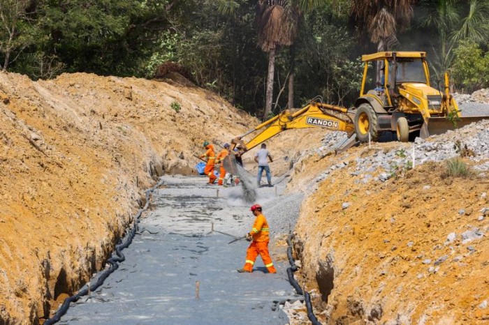 Jardim Taquari recebe melhorias de infraestrutura em avenida entre a T-33 e T-34