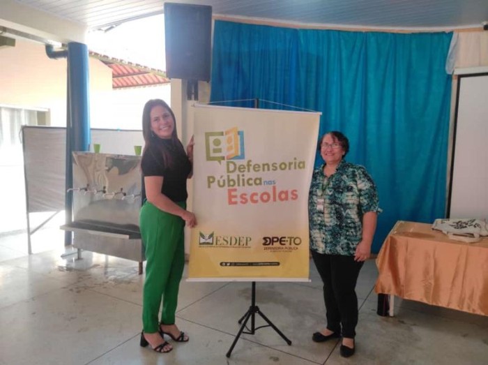 Ações do projeto ‘Defensoria nas Escolas’ são realizadas na Escola Municipal Sávia Fernandes