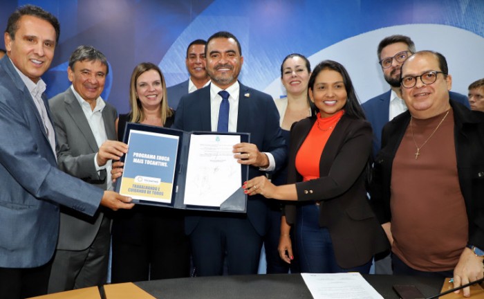 Governador Wanderlei Barbosa assina Medida Provisória que institui o programa Educa Mais Tocantins com investimento inicial de R$ 10 milhões