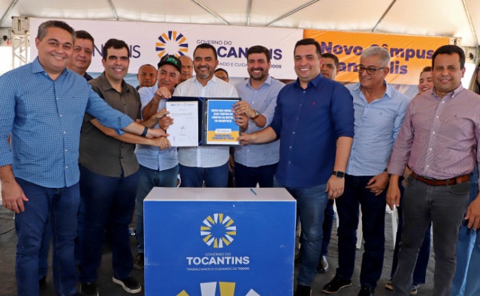 Em Dianópolis, governador Wanderlei Barbosa autoriza obras do câmpus da Unitins, orçadas em R$ 22 milhões