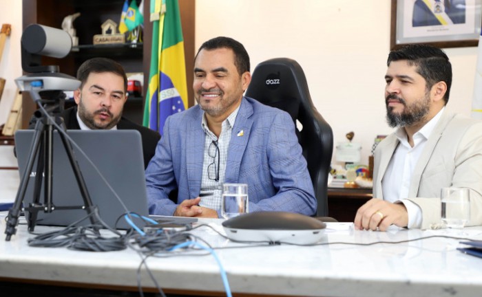 Governador Wanderlei Barbosa conhece sistema da Estônia para modernização do setor público estadual